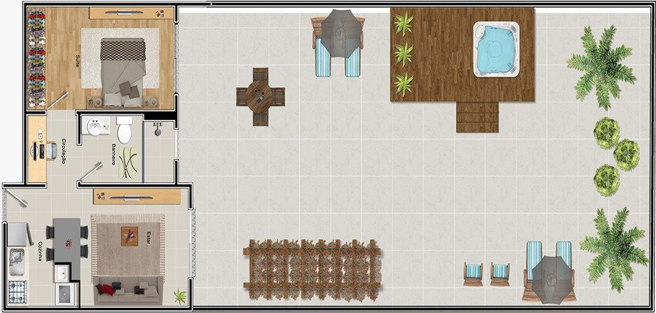 Apartamento, 1 quarto, 171 m² - Foto 19